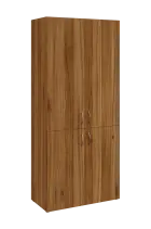 NN 5 - 84D skříň vysoká, 4-dveřová, 1800x800x400, ořech světlý